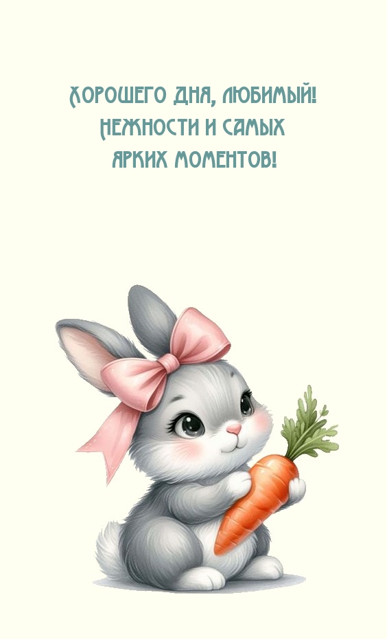 Хорошего дня, любимый! Нежности и самых ярких моментов!