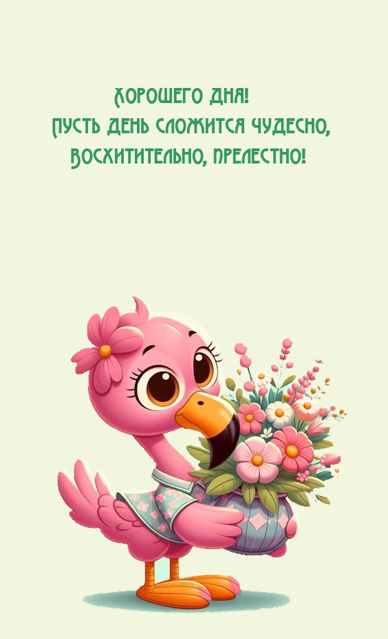 Хорошего дня! Пусть день сложится чудесно, восхитительно 
