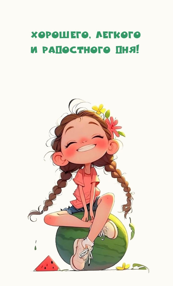 Хорошего, легкого и радостного дня!