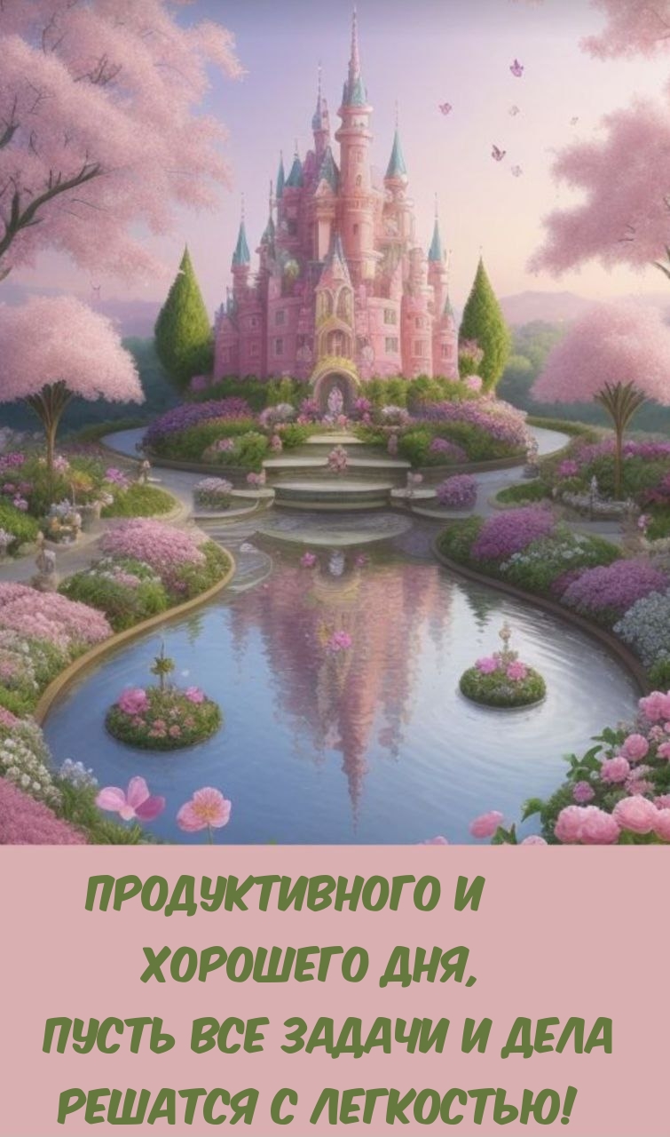 Продуктивного дня, пусть все задачи и дела решатся с легкостью!