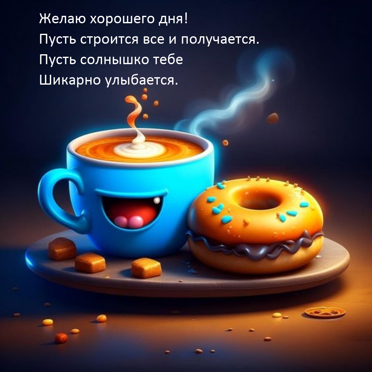 Желаю хорошего дня! Пусть строится все и получается.