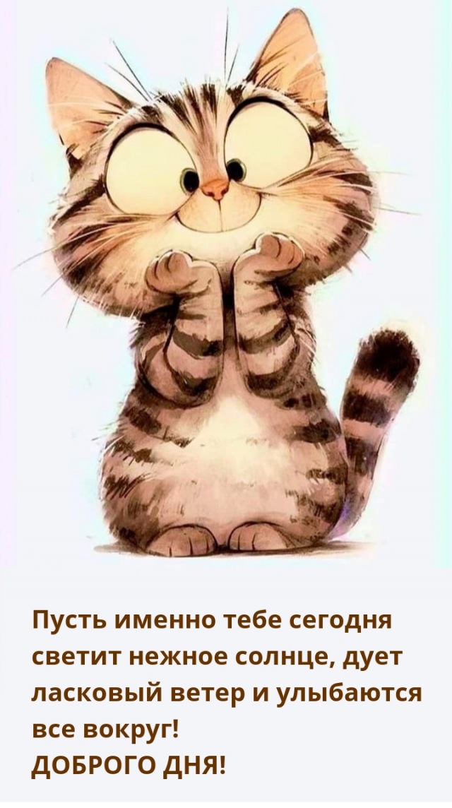 Пусть именно тебе сегодня светит нежное солнце
