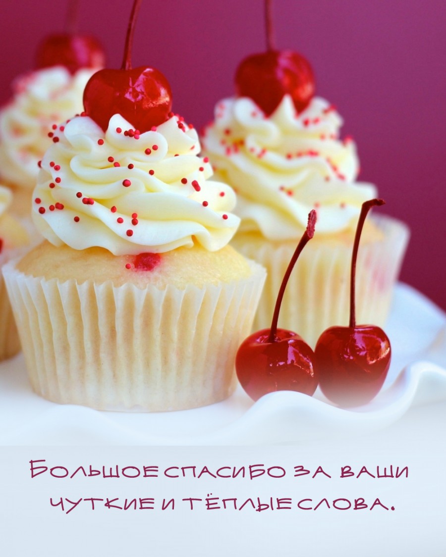 Большое спасибо за ваши чуткие и тёплые слова.