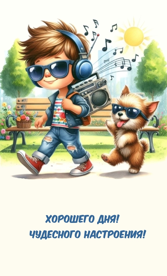 Хорошего дня! Чудесного настроения!