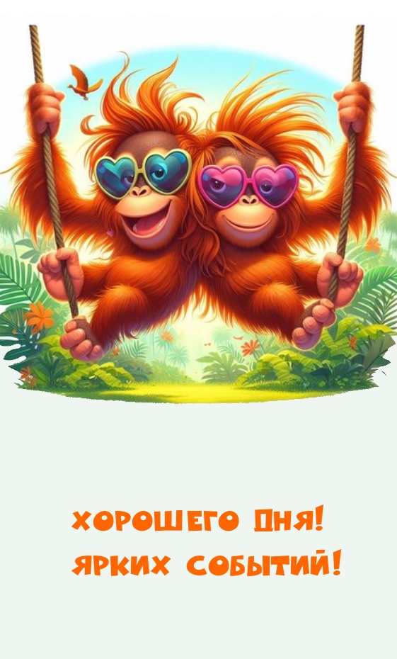 Хорошего дня! Ярких событий!
