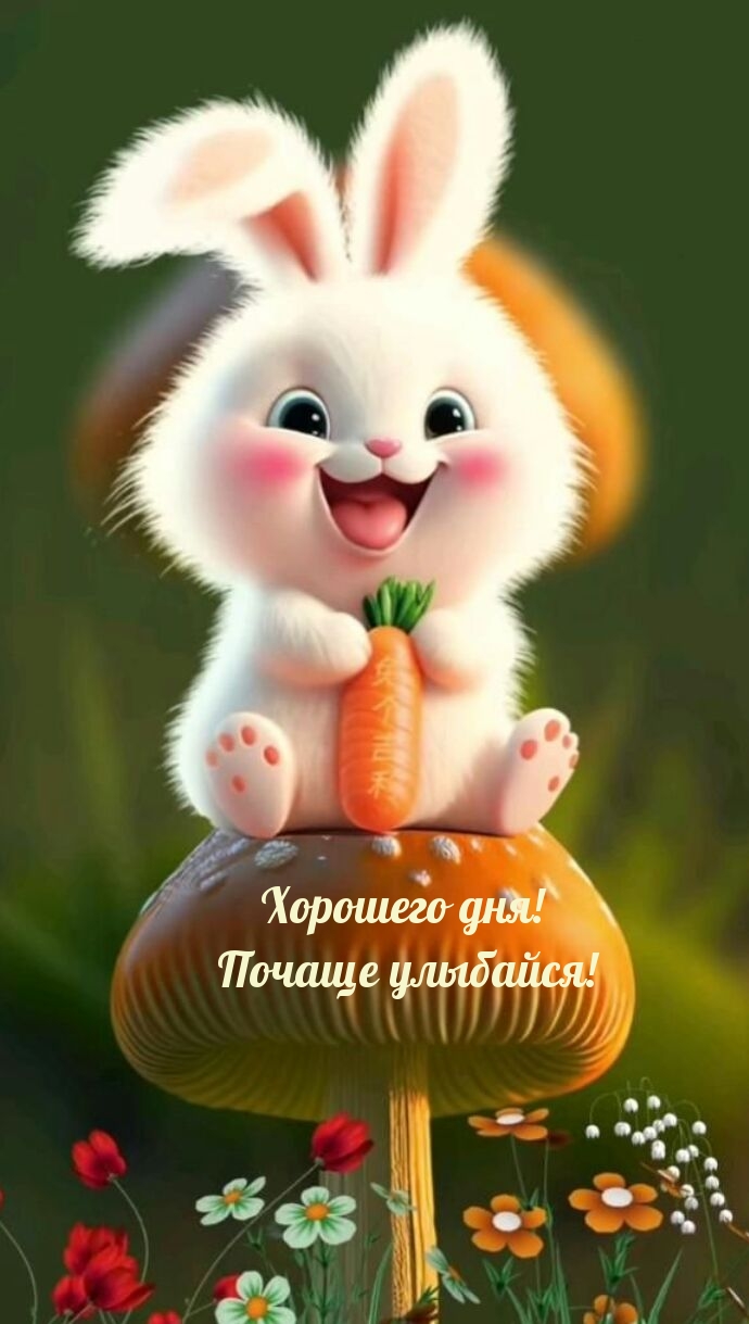 Хорошего дня! Почаще улыбайся!