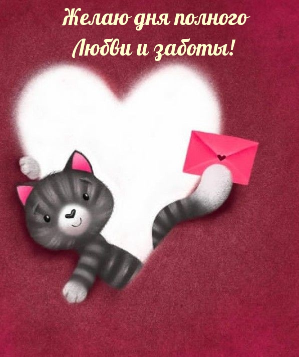 Желаю дня полного Любви и заботы!