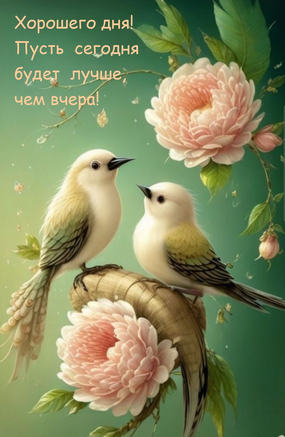 Хорошего дня! Пусть сегодня будет лучше, чем вчера!