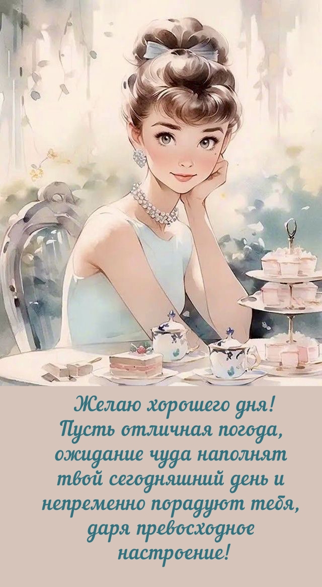 Желаю хорошего дня! Пусть отличная погода