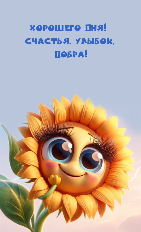 Хорошего дня! Счастья, улыбок, добра!