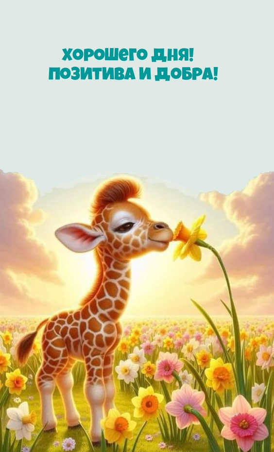 Хорошего дня! Позитива и добра!