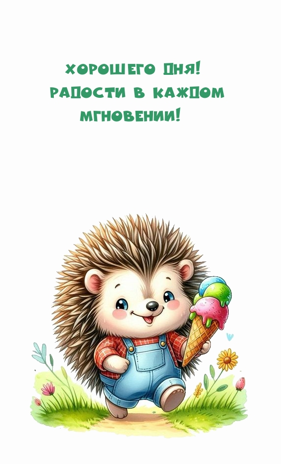 Хорошего дня! Радости в каждом мгновении!