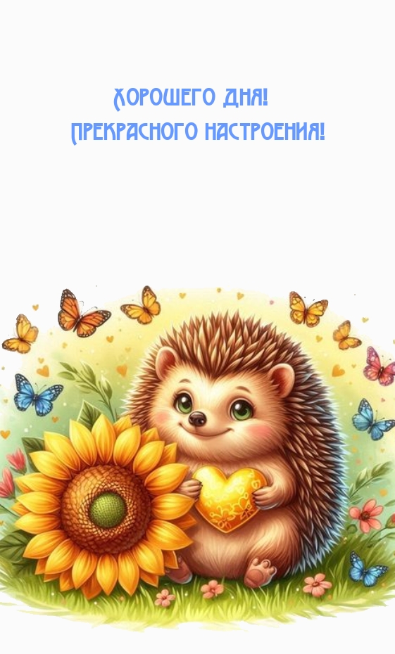 Хорошего дня! Прекрасного настроения!