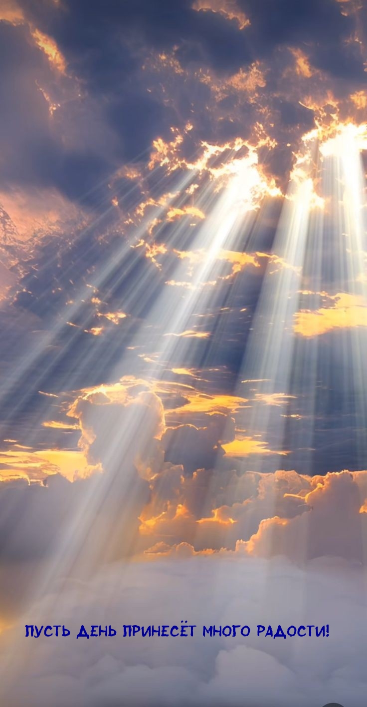 Пусть день принесёт много радости!