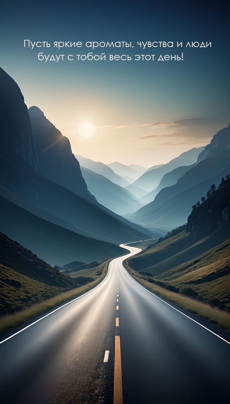 Пусть яркие ароматы, чувства и люди будут с тобой весь этот день!